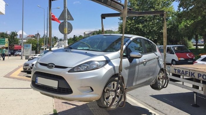 Delilsiz şekilde aracı çekilen vatandaş parasını geri alacak