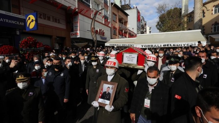 Şehit Uzman Çavuş Özbent İzmir'de son yolculuğuna uğurlandı