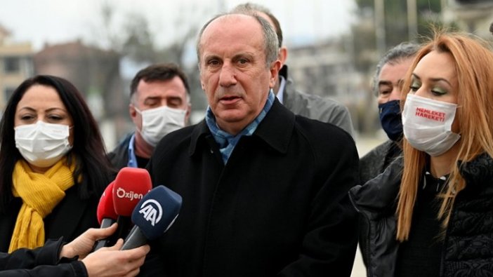 Muharrem İnce sahaya indi