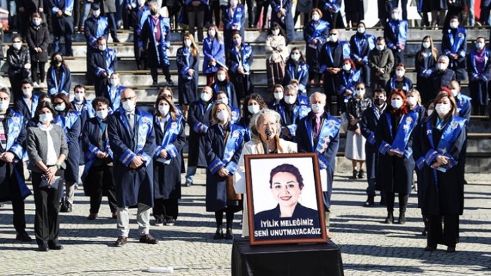 Öldürülen Dr. Öğretim Üyesi Aylin Sözer için tören düzenlendi