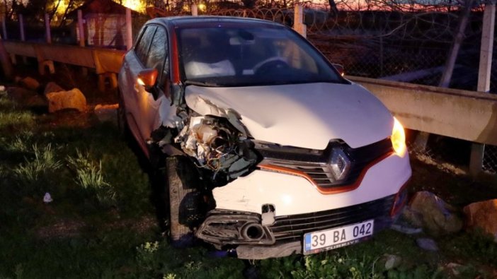 Kırklareli'nde otomobiller çarpıştı, 4 kişi yaralandı