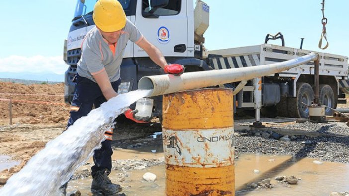 Uşak Belediyesi'nden içme suyuna sondaj takviyesi
