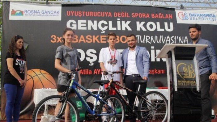Turnuvanın en iyilerine bisiklet