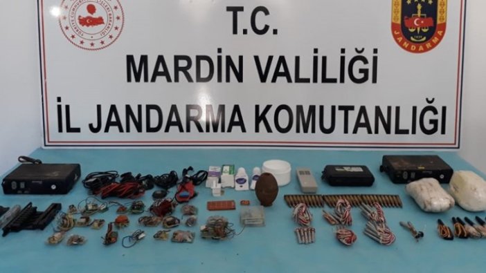 Mardin'de PKK'lı teröristlerin kullandığı 14 depo kullanılamaz hale getirildi