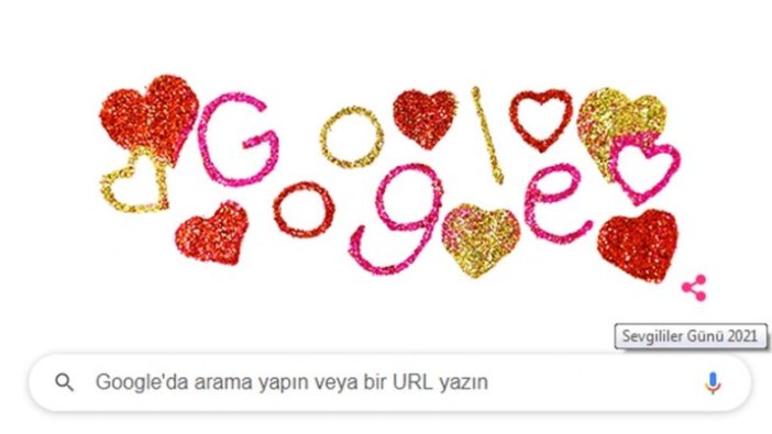 Google'dan Sevgililer Günü'ne özel doodle