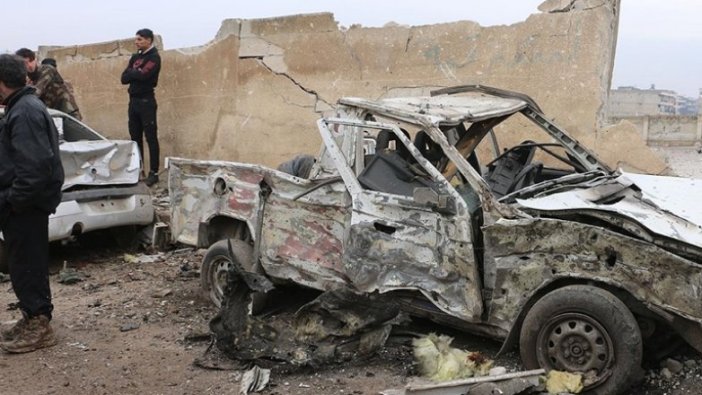 Afrin'de bombalı terör saldırısı: 1 ölü, 3 yaralı