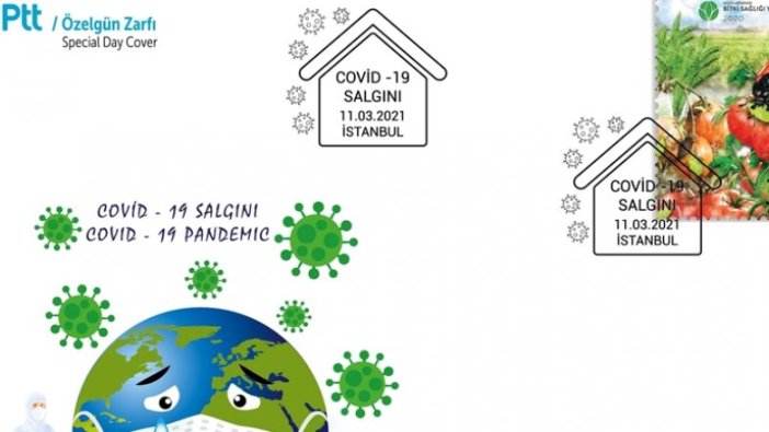 PTT AŞ'den Kovid-19 salgını konulu özel gün zarfı