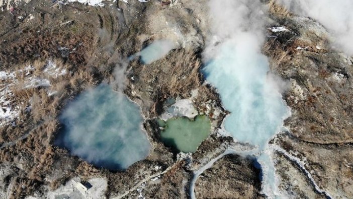 Diyadin Kaplıcaları şifa arayanların her mevsim uğrak yeri oluyor