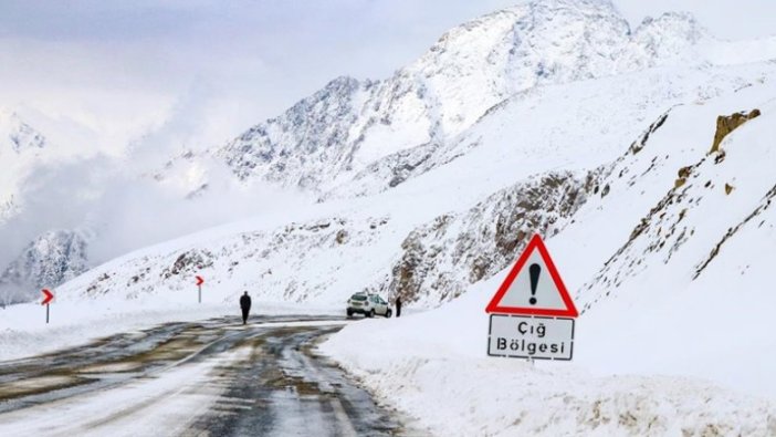 Meteoroloji'den çığ uyarısı