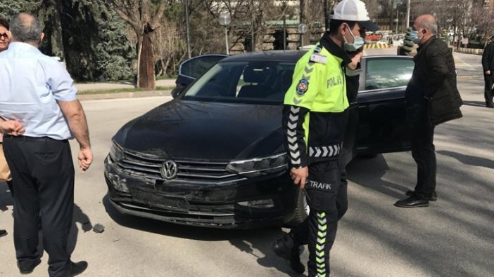 İYİ Partili Yılmaz ve eşi TBMM yerleşkesindeki trafik kazasında yaralandı