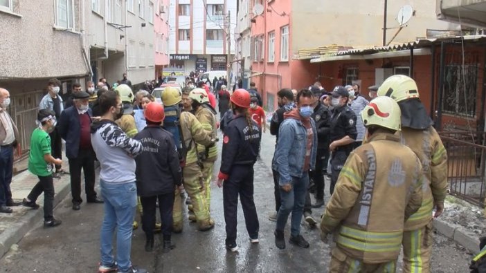 Esenler'de mahalleliyi sokağa döken alevler
