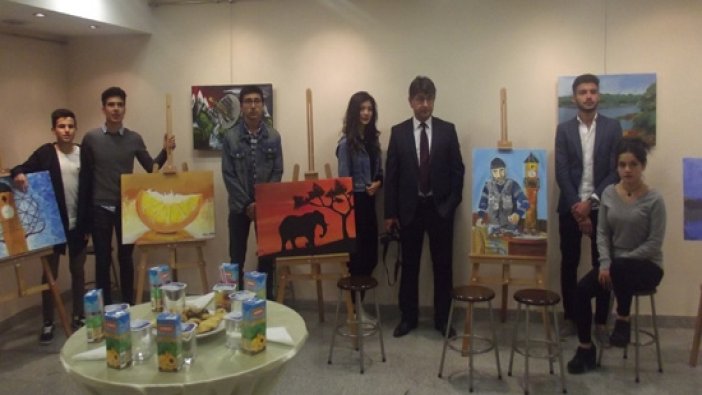 Lise öğrencilerinden  örnek sanat çalışması