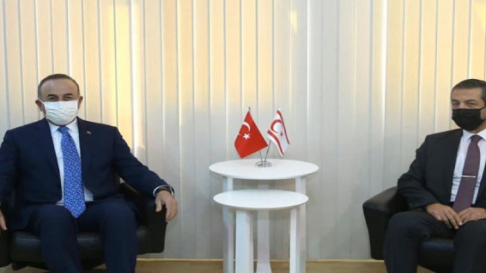 Çavuşoğlu, KKTC Dışişleri Bakanı ile görüştü