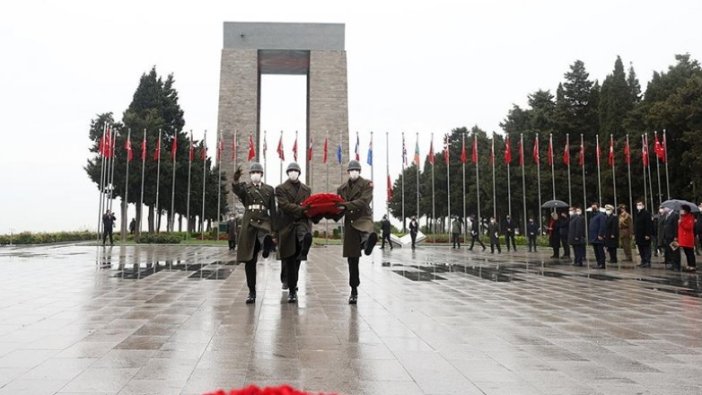Çanakkale Kara Savaşlarının 106. yıl dönümünde şehitler anıldı