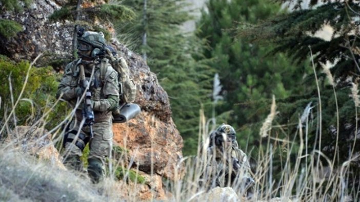 Irak'ın kuzeyinde terör örgütünün kullandığı 4 odalı mağara tespit edildi