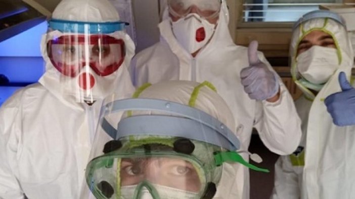 Pandemide sağlık çalışanlarına eğitim verildi