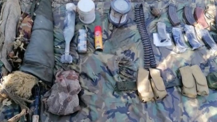 PKK'ya ait çok sayıda silah ve mühimmat ele geçirildi