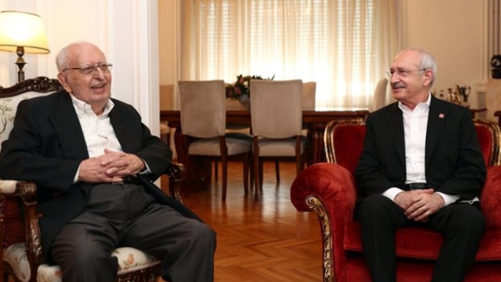 Kılıçdaroğlu, eski TBMM Başkanı Hüsamettin Cindoruk'u ziyaret etti