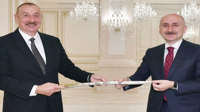 Bakan Karaismailoğlu  Aliyev ile görüştü
