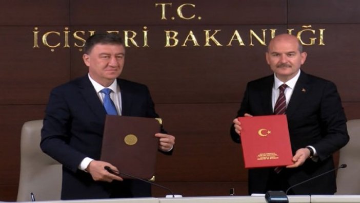 Bakan Soylu Özbek mevkidaşı ile görüştü