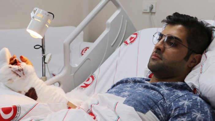 1 santim ile felç hayata tutundu