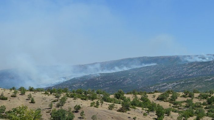 Görese Dağı'ndaki yangın sürüyor