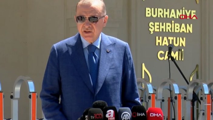 Erdoğan gazetecilerin sorularını yanıtladı