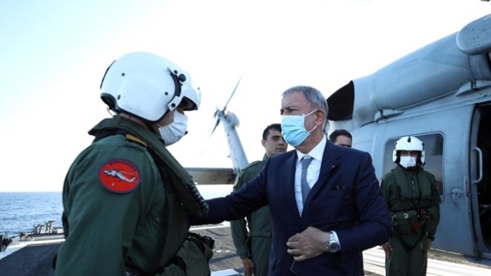 Milli Savunma Bakanı Akar, Libya Görev Grup Komutanlığını ziyaret etti