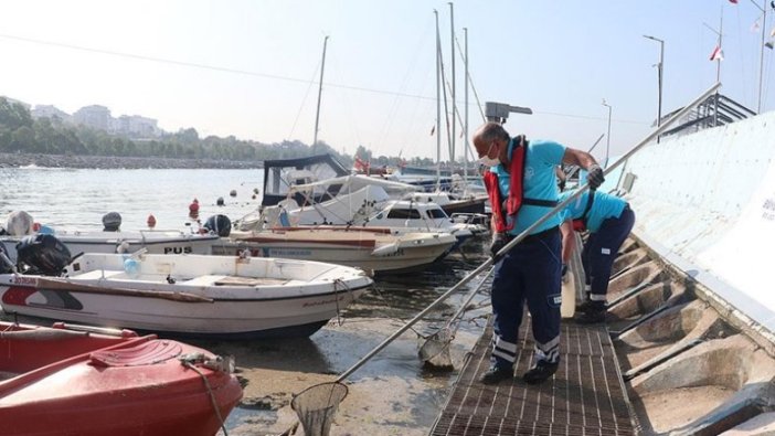 İstanbul'da müsilaj temizleme çalışmaları devam ediyor