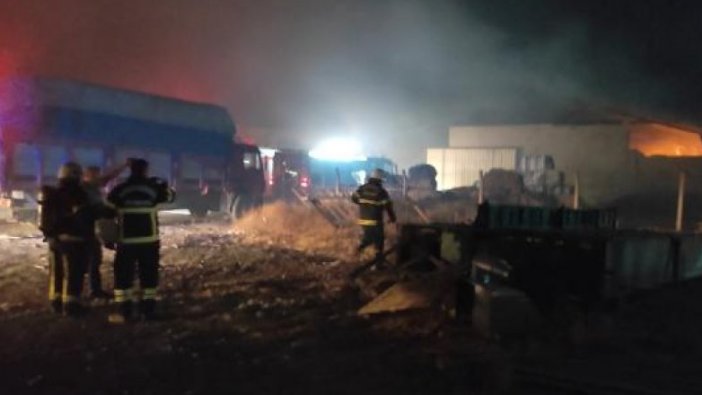 Kahramanmaraş’ta fabrika yangını