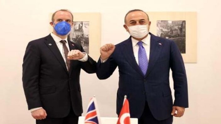 Bakan Çavuşoğlu, İngiliz mevkidaşı ile görüştü