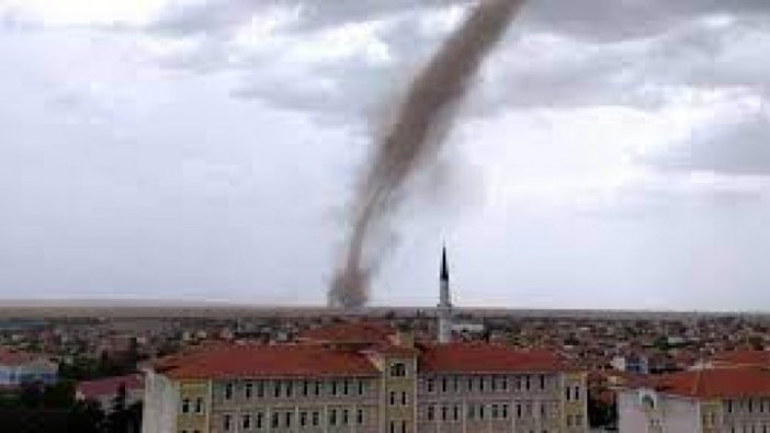 Ankara'daki hortum paniği