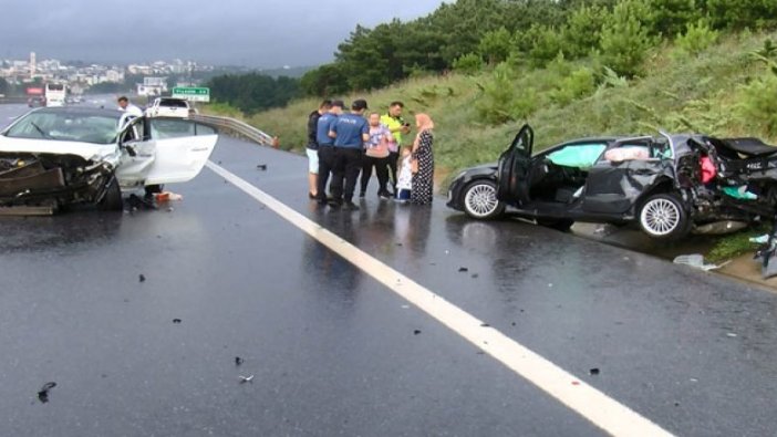 Çekmeköy'de zincirleme kaza