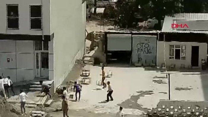 Van'da taşlı, sopalı kavga