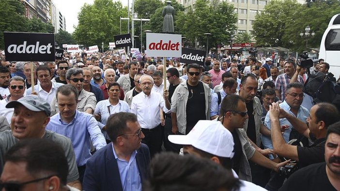 CHP'nin 'adalet' yürüyüşü başladı