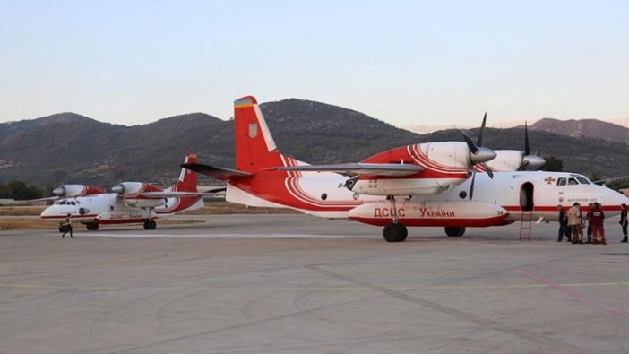 Antalya'daki orman yangınlarına etkin müdahale için Ukrayna'nın 2 uçağı destek veriyor