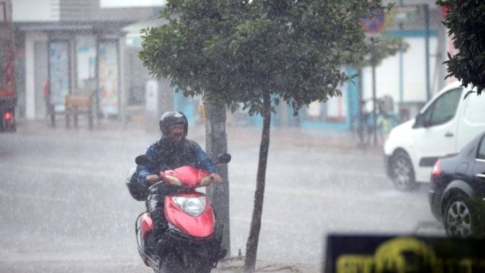 Antalya'da yağmur sevinci