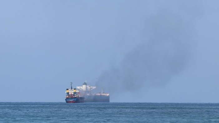 İskenderun Körfezi'nde gemide çıkan yangın söndürüldü