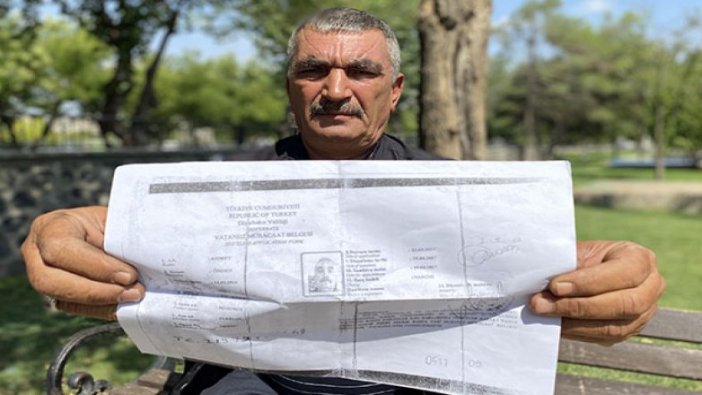 35 yıl önce firar ettiği askerlikten dolayı 'Vatansız' belgesi verildi