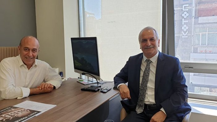 İYİ Partili Ahmet Çelik’ten Halk TV’ye ziyaret