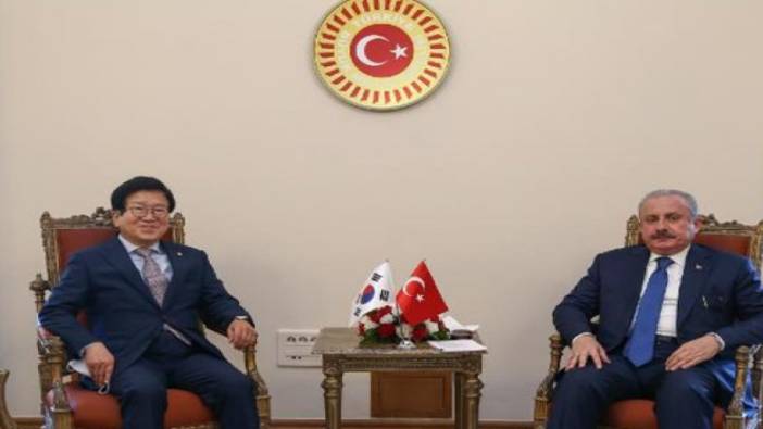 Meclis Başkanı Şentop, Güney Koreli mevkidaşıyla görüştü