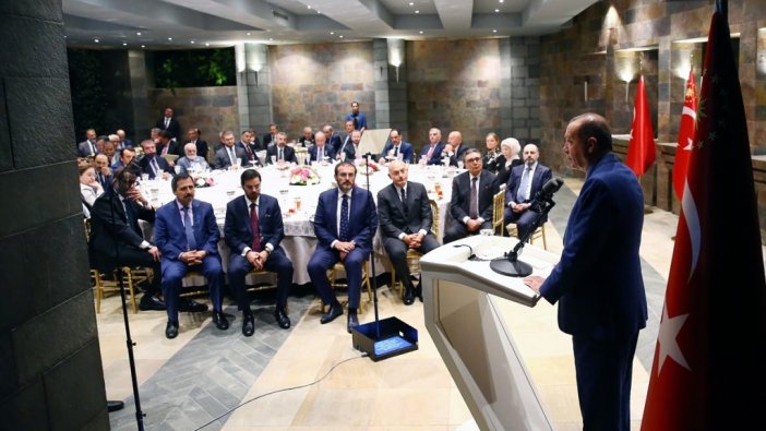 Erdoğan, medya temsilcileriyle iftarda buluştu