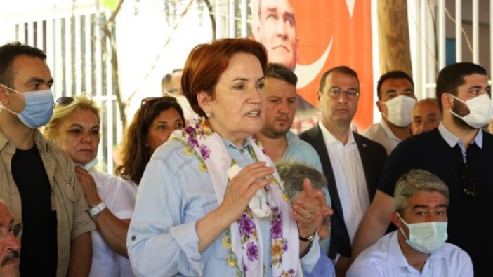 Akşener bir yangınzedenin anlattıkları ile şok oldu