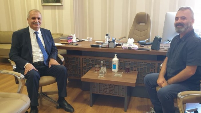 İYİ Partili Ahmet Çelik’ten TV 100'e ziyaret