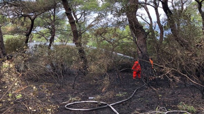 Heybeliada'da soğutma çalışmaları devam ediyor
