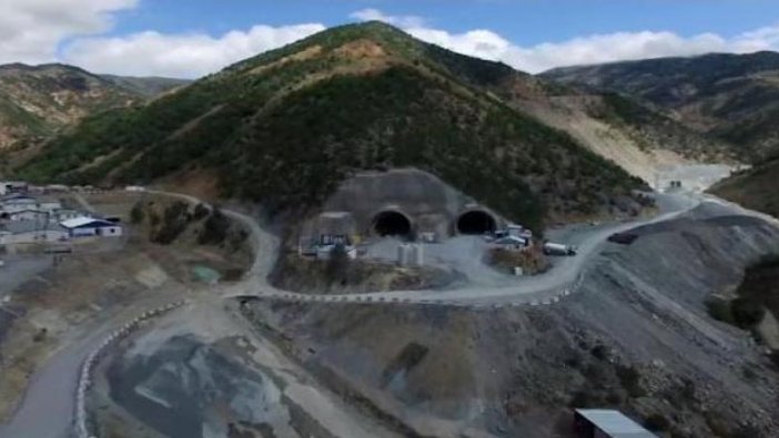 Zigana Tüneli'nde sona yaklaşıldı
