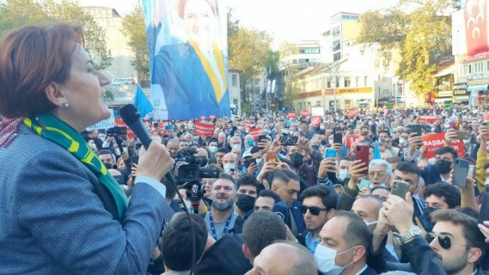 'Başbakan Akşener' sesleri şehirde yankılandı!