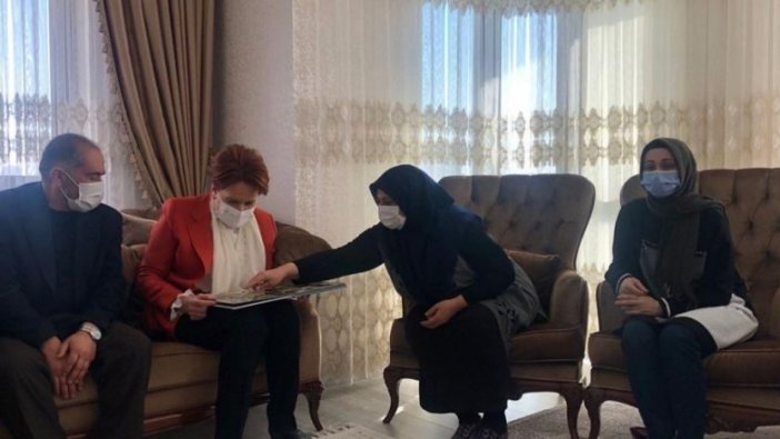 Meral Akşener'den Başak Cengiz'in ailesine taziye ziyareti