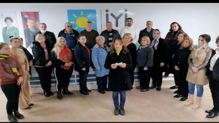 Konya İYİ Parti "Kadına Şiddete Hayır” dedi