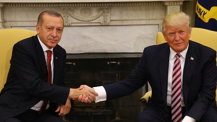 Erdoğan, Trump ile görüştü